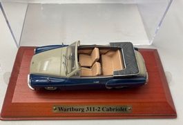 Wartburg 311-2 Cabriolet DDR Auto-Kollektion, Top Zustand
