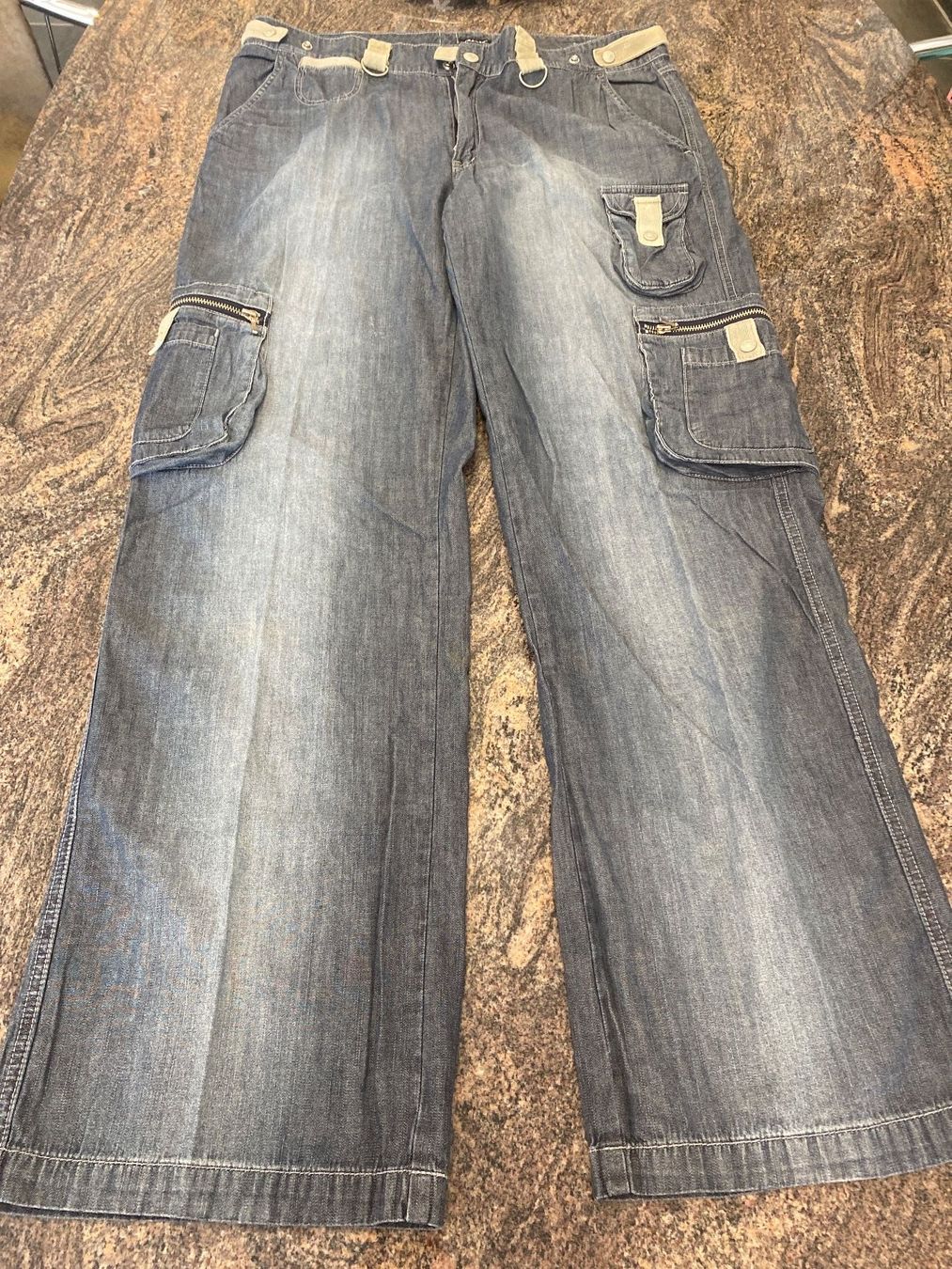 Jeans: verspielte Trailer Jeans demin Grösse 46 – Nuovo (secondo la descrizione) da Abtwil SG venduto da steph61 3