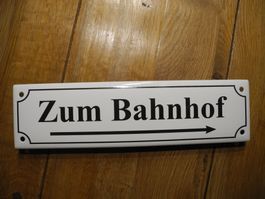 EISENBAHN EMAILSCHILD