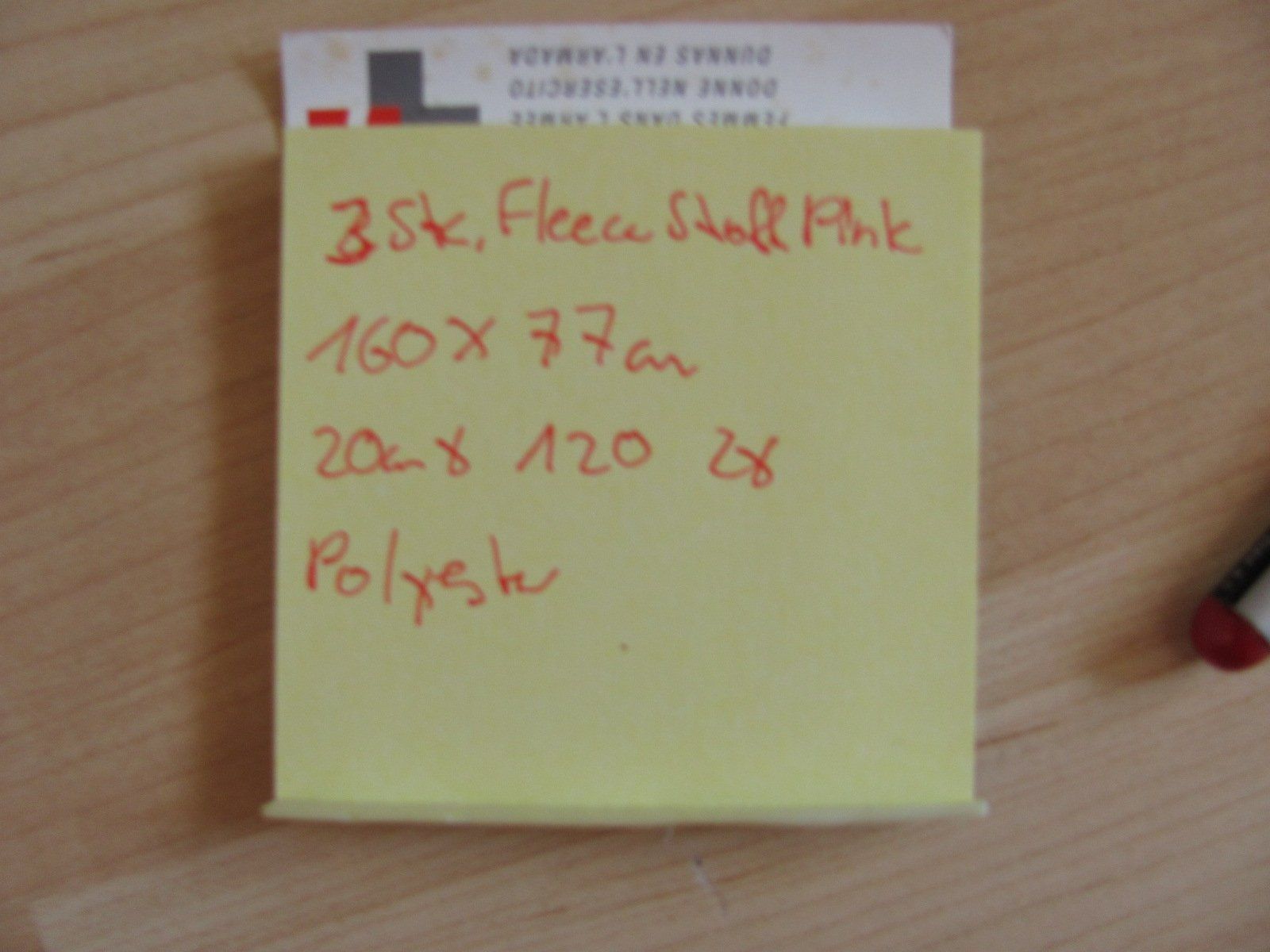 Tessuti: 3 xFleecestoff Pink, Stoffreste – Usato da Kriens venduto da Miracle49 2