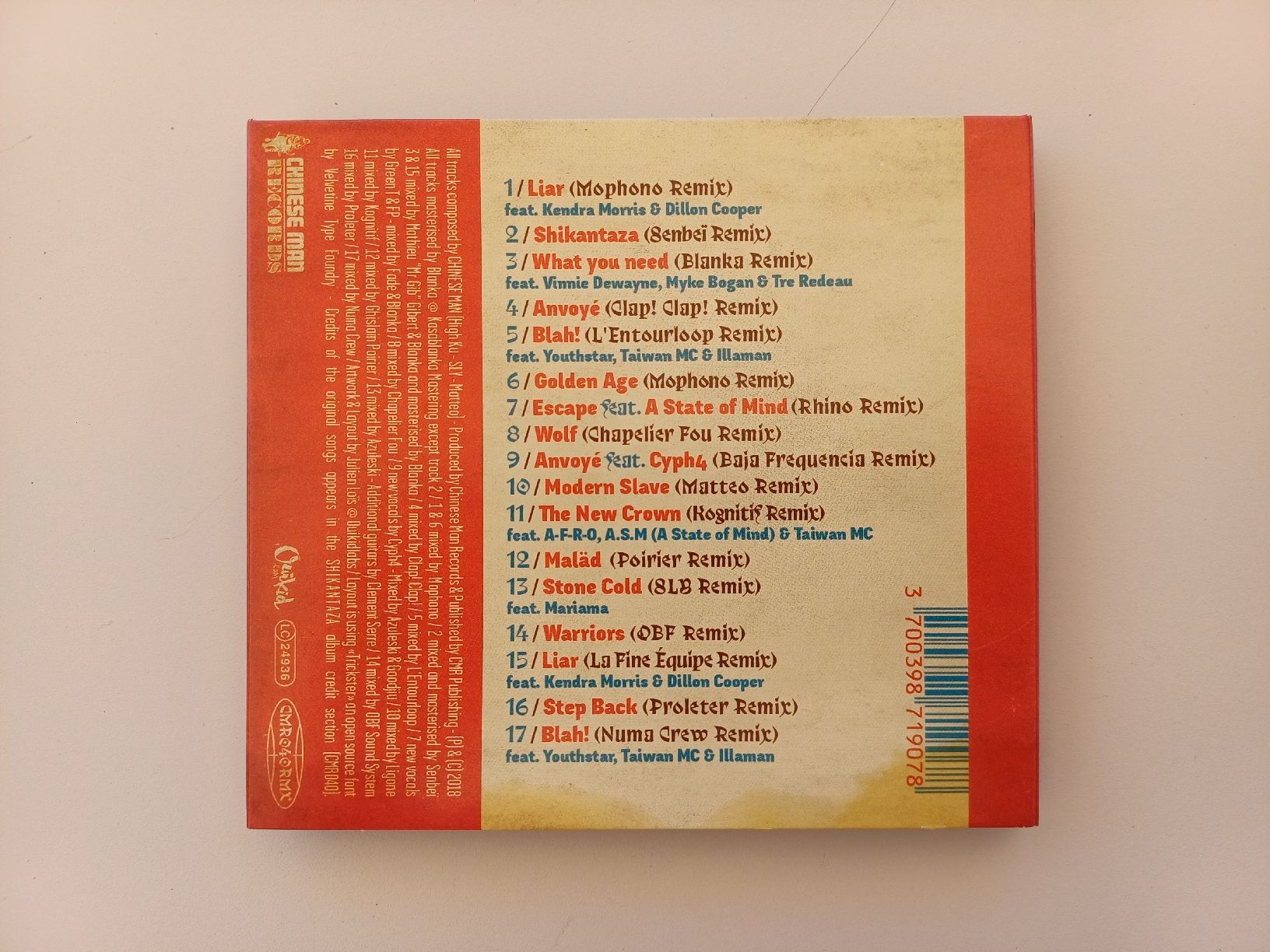 CD: Chinese Man " Shikantaza Remix" CDx2 – Nuovo (secondo la descrizione) da Begnins venduto da Drastic-Sound 1