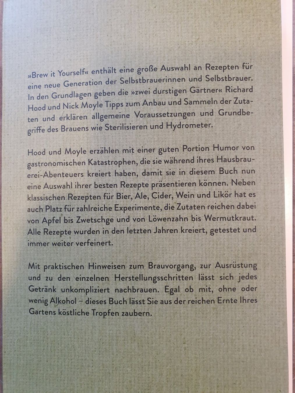 Libri: Brew It Yourself Richard Hood Nick Moyle AT – Usato da Zürich venduto da loosebone 1