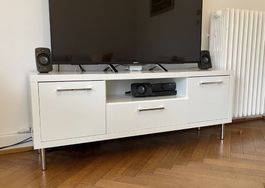 IKEA FALKHÖJDEN Sideboard Weiss/Glanz