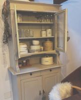 Vitrine Landhausstil creme gebraucht
