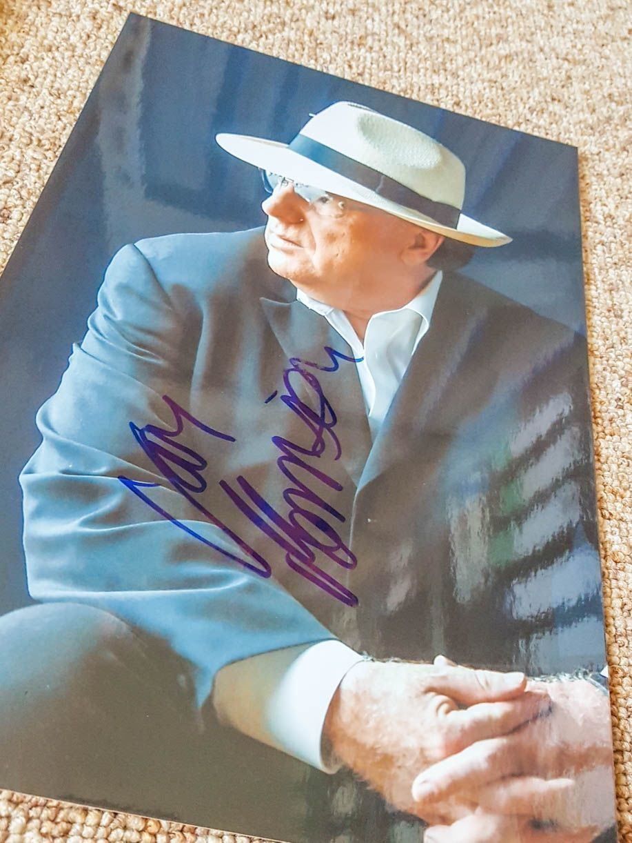 Autografi: Van Morrison - Autogramm auf Foto – Usato da Kaisten venduto da Simpsons4