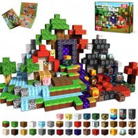 Minecraft Magnetic Building Blocks 200 Pcs Educational New