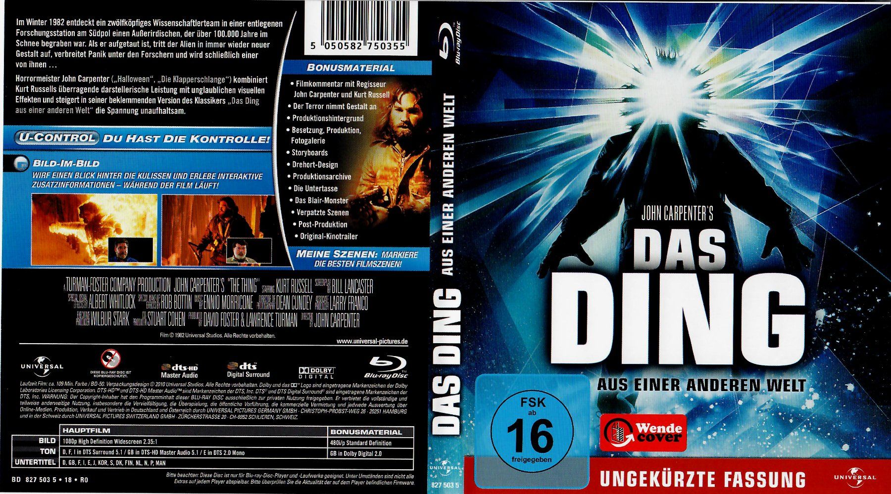 Tutti i DVDs: Das Ding aus einer anderen Welt - The Thing, John Carpenter – Nuovo (secondo la descrizione) da Schaan venduto da morebooks