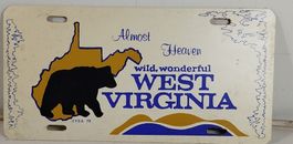 Originelles USA Kennzeichen aus West Virginia.(em9)