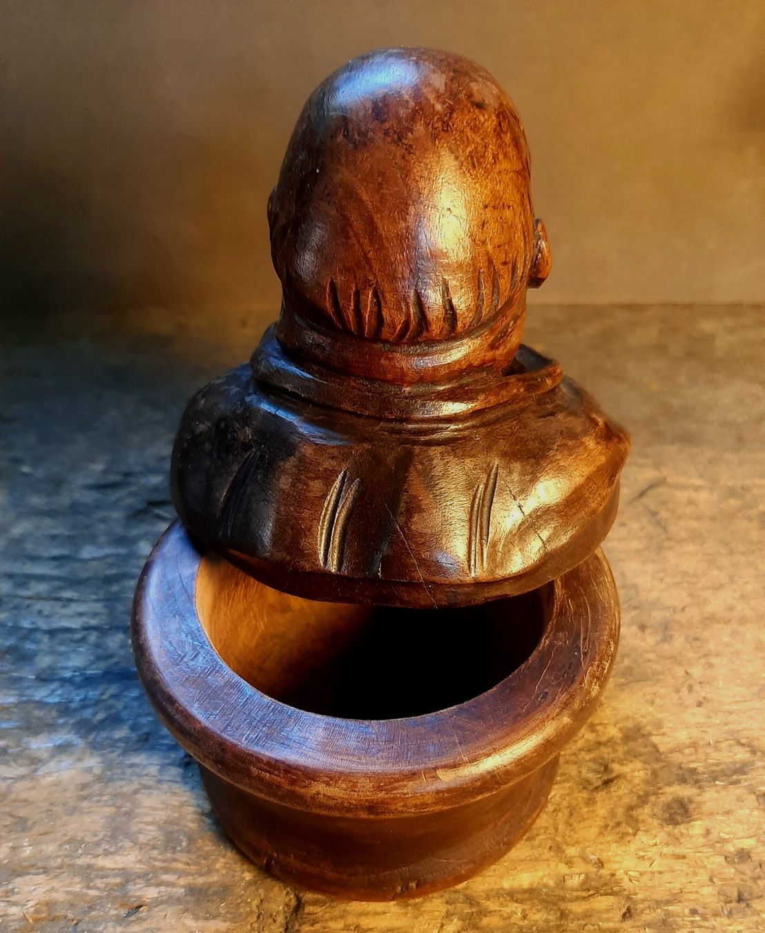 Skulpturen & Statuen: Antike Holz Skulptur 19. Jht. vermutl. Tabakdose – Gebraucht aus Arbon von torso444 2