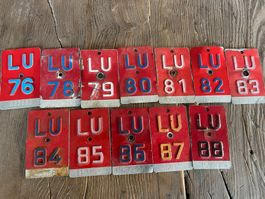 Lot Velonummern LU