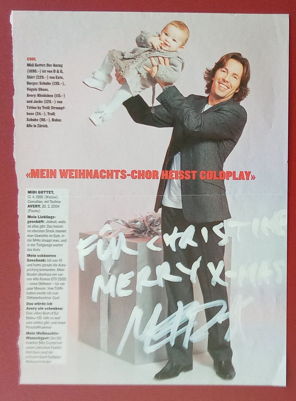 Autogramme: Midi Gottet Autogramm signiert Magazinbild – Gebraucht aus Bischofszell von Gottselig