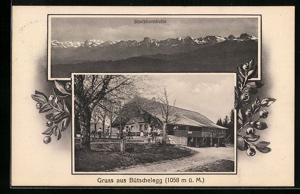 Cartes postales: Bütschelegg, Gasthaus, Panorama mit Sto – D'occasion à Berlin par bartko-reher