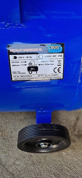 Compresseurs: Kompressor Okay 50L – D'occasion à Romanshorn par fag_gnd6 2