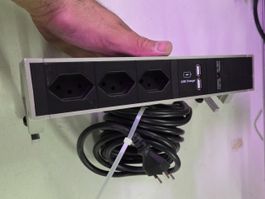 Bachmann Steckdosenleiste mit USB Ladegerät 3x T13 2x USB