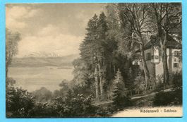 Wädenswil - Schloss 1923 mit Vignette