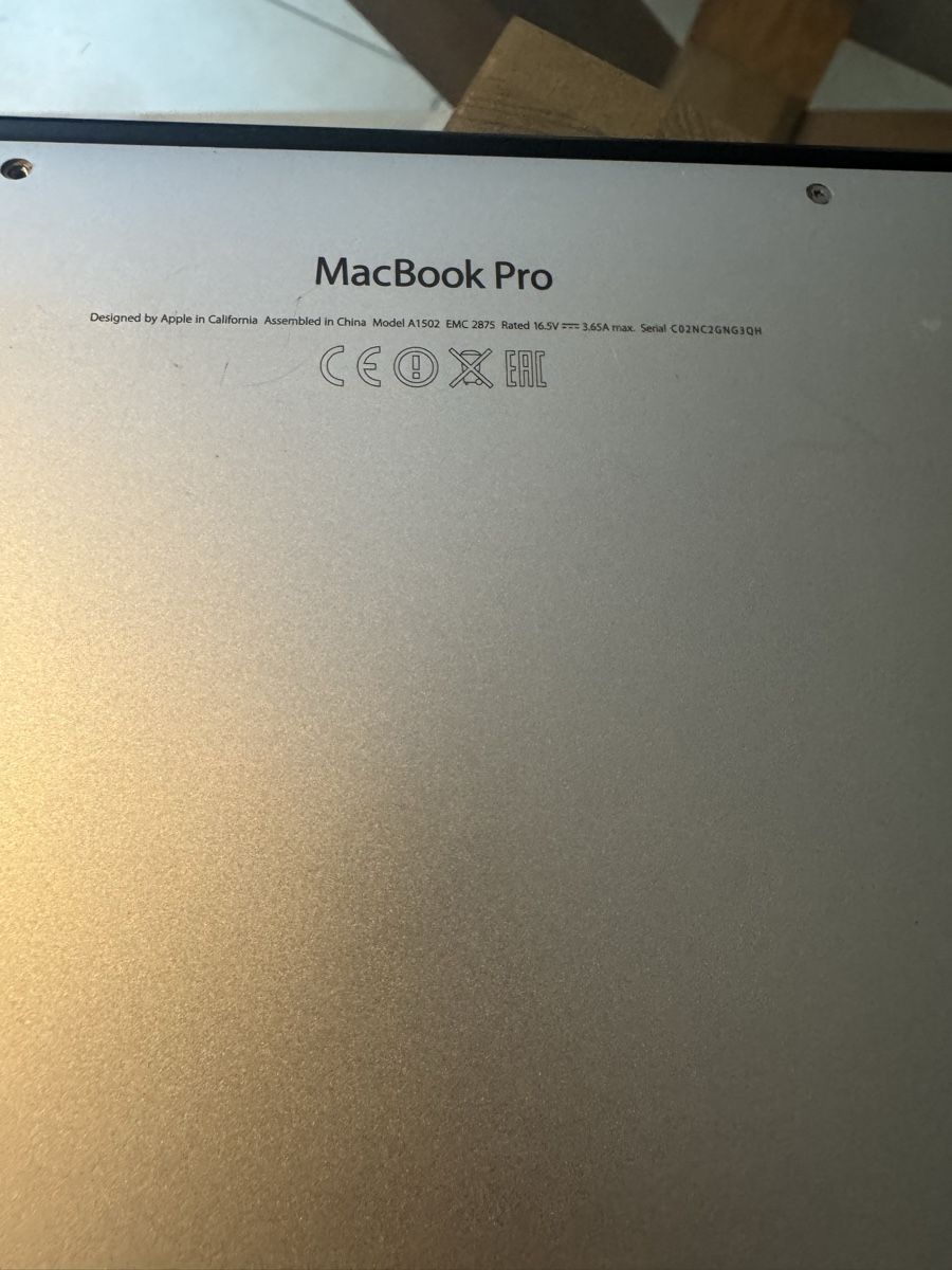 Apple PCs: Apple MacBook Pro Retina  A1502 – Défectueux à Biel/Bienne par Baol1 2