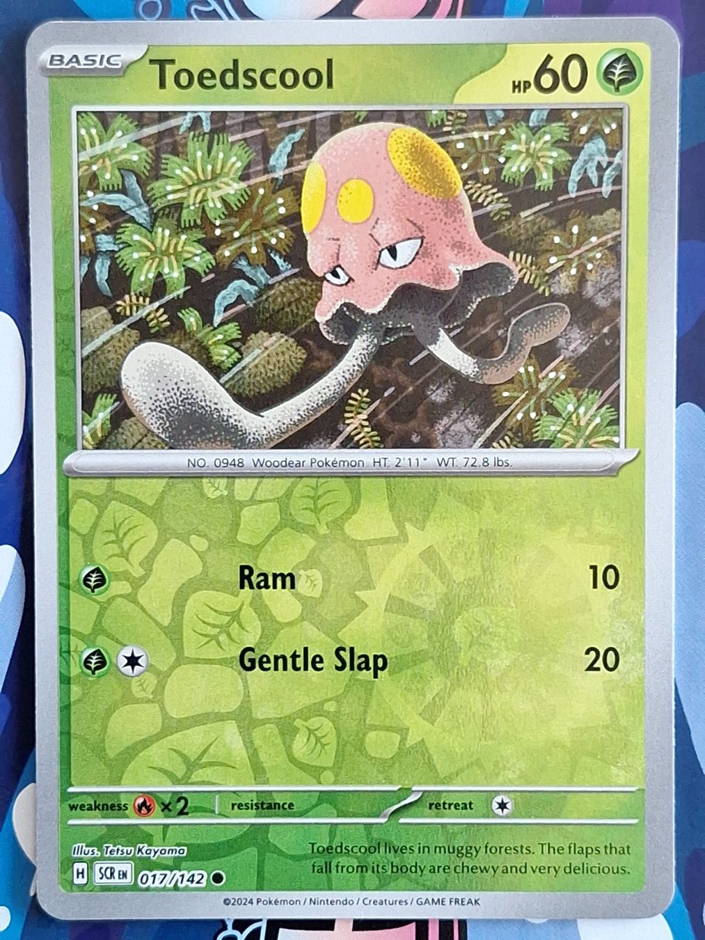 Pokémon Carte collezionabili: Toedscool - Reverse Holo Pokemon Stellar Crown - #7.3 – Usato da Altstätten SG venduto da GGsGameshop