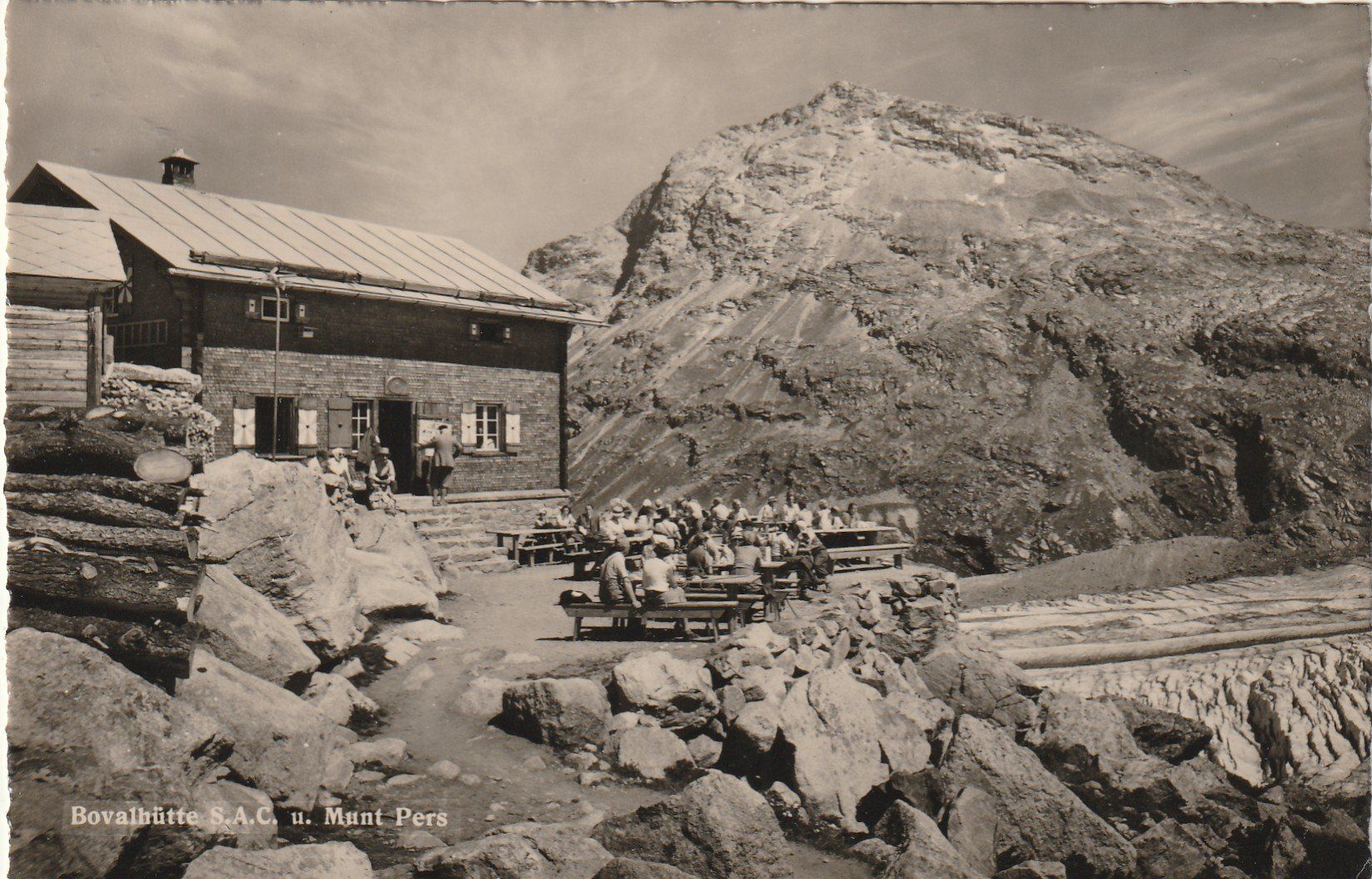 Cartoline postali: Boval Hütte belebt – Usato da Rorschacherberg venduto da fratovi2