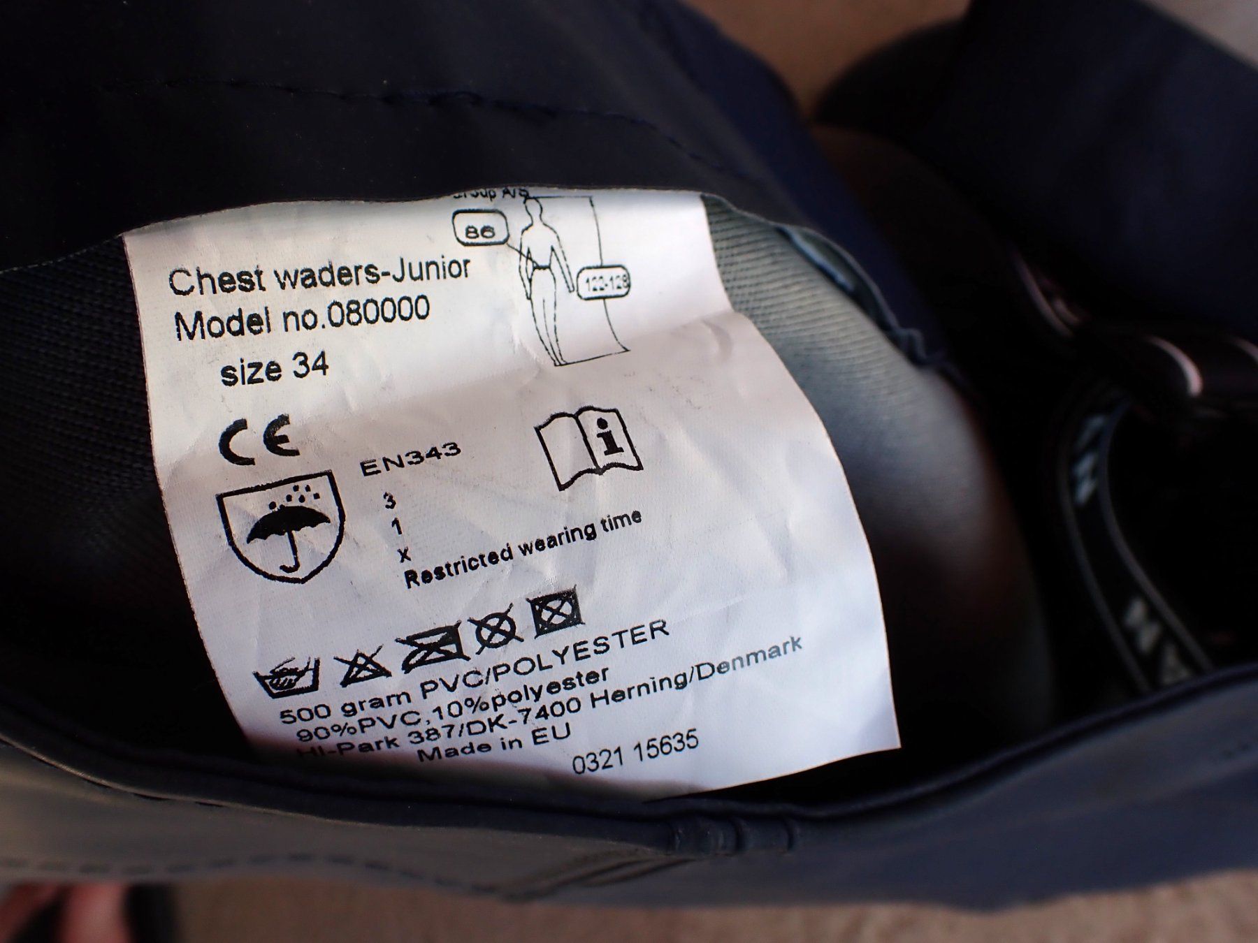 Pantaloni: Wathose OCEAN Kinder blau 34 NEU – Nuovo (secondo la descrizione) da Langnau i. E. venduto da chebsli 5