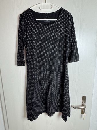 Kleid dots schwarz L 95% Baumwolle 5% Elastan neu