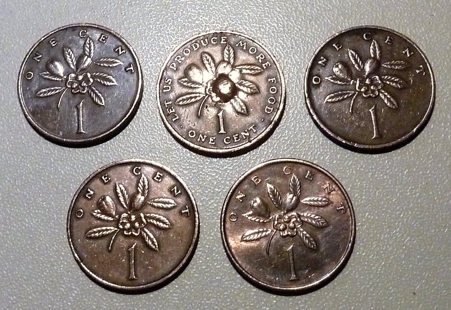 Tutti le monete: Jamaica 1 Cent 1969 to 1972 – Usato da Mesocco venduto da Nugivendus