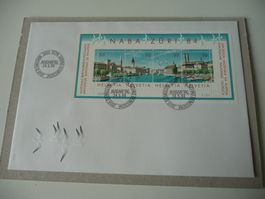 NABA Züri 84 Nationale Briefmarkenausstellung Couvert Ausgab