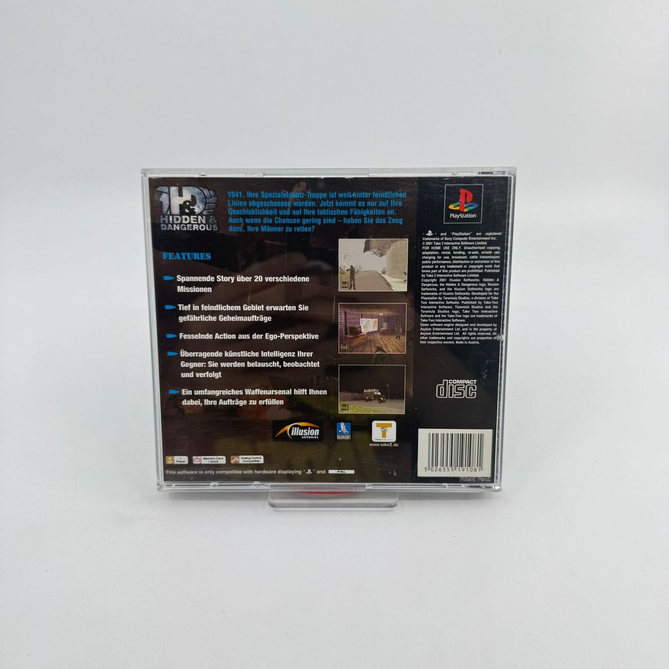 Giochi: Hidden & Dangerous (PS1) – Usato da Herisau venduto da Seyashop1 2