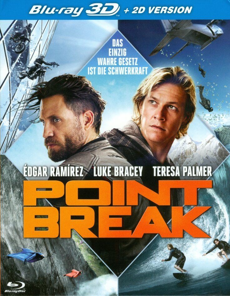 Tutti i DVDs: Point Break (2015) (Blu-Ray 3D (+2D) – Nuovo (secondo la descrizione) da Bern venduto da Frebo
