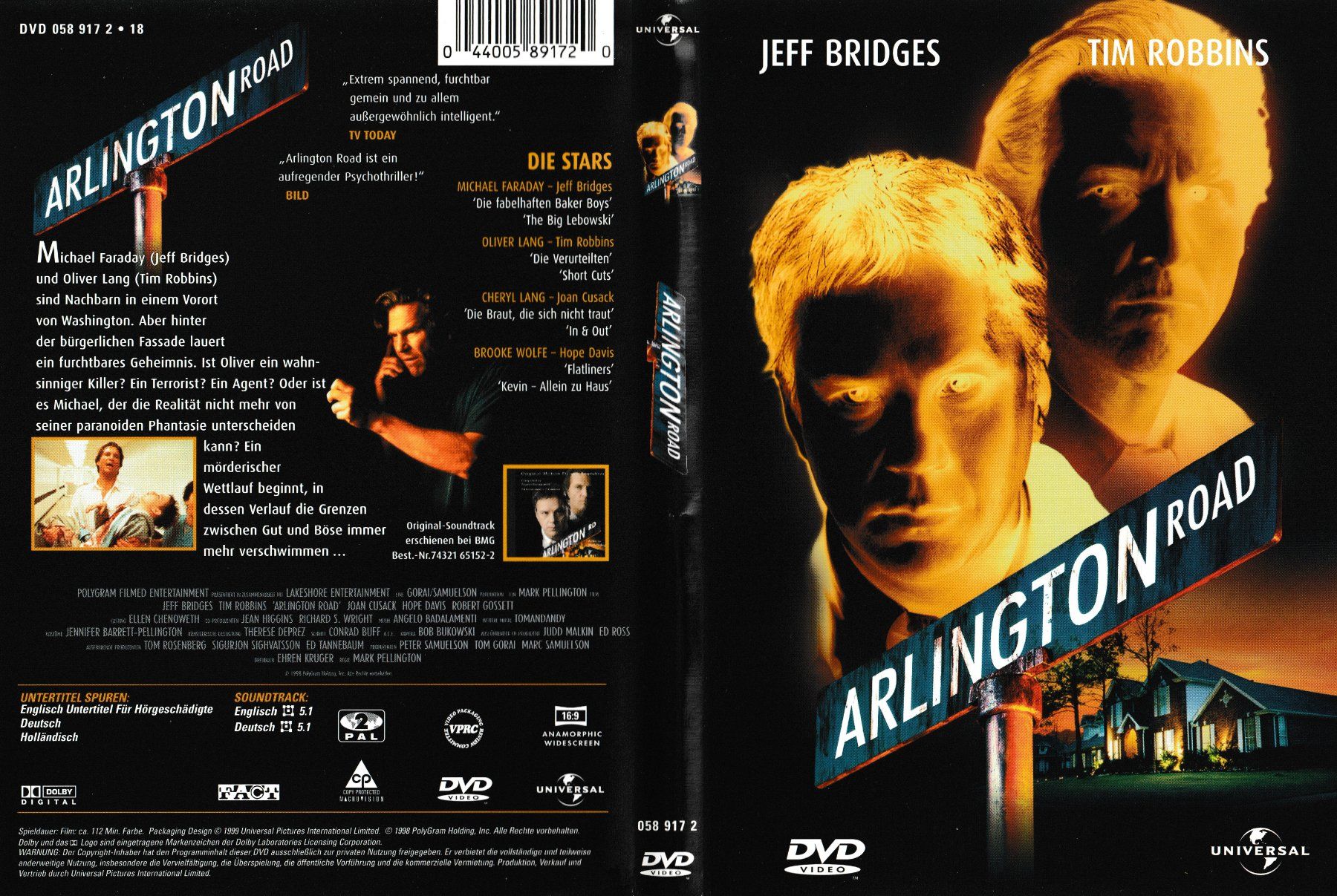 Tutti i DVDs: DVD - Arlington Road – Usato da Langnau am Albis venduto da MediaRescuerKeLoX