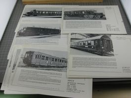 20 Typenblätter SNCF