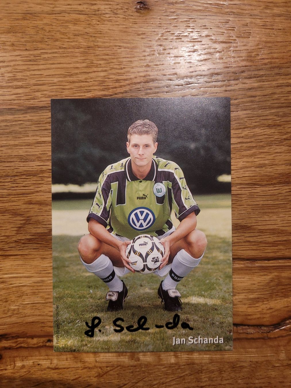 Autografi: Autogrammkarte Jan Schanda / handsigniert / VFL Wolfsburg – Nuovo (secondo la descrizione) da Luzern venduto da Drsnoeggels