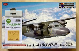 1/72 KOVOZAVODY Let L-410UVP-E inklusive Maske