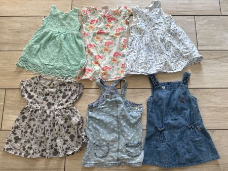 Sommer Kleider Mädchen 92, 6 Teile