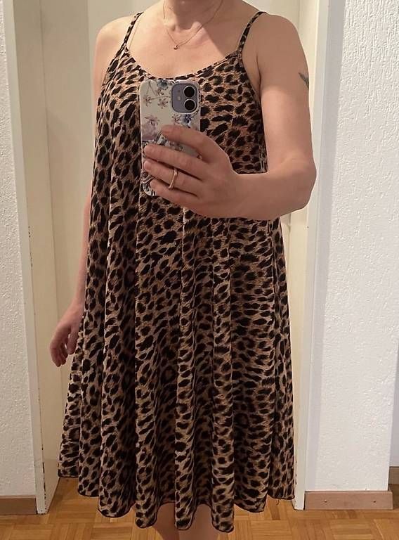 Vestiti: Sommerkleid mit Leopardenmuster One Size – Usato da Zürich venduto da Maggi1980 2