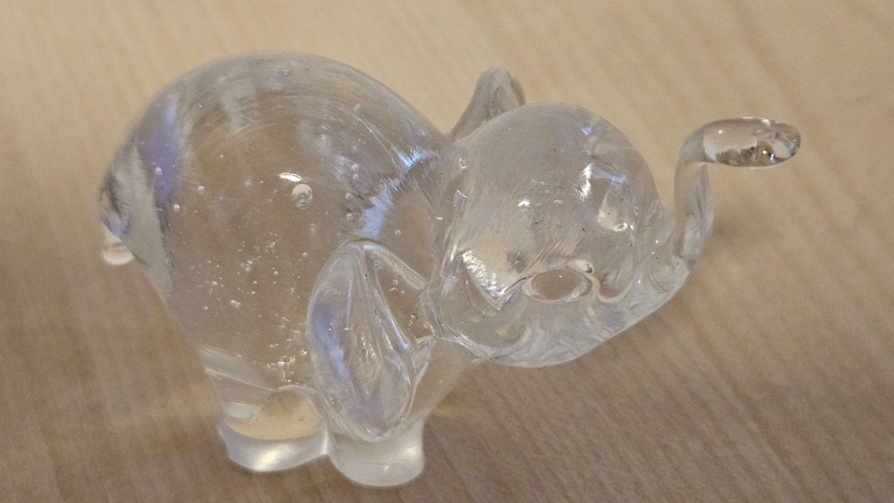 Figuren: Glas Elefant, kleiner Elefant – Gebraucht aus Jona von ASMARADO