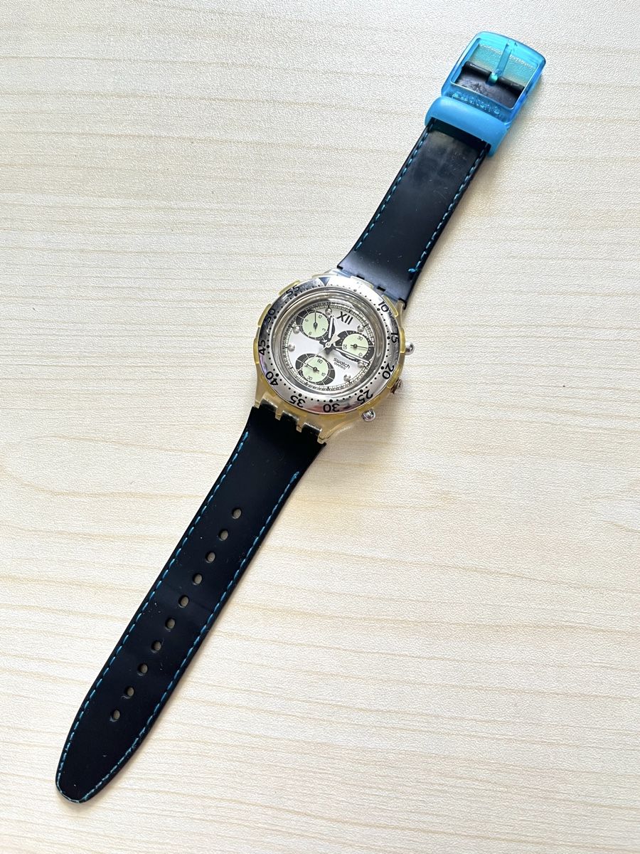 Swatch Orologi: Swatch Chronograph Uhr  – Usato da Grenchen venduto da chththl 3