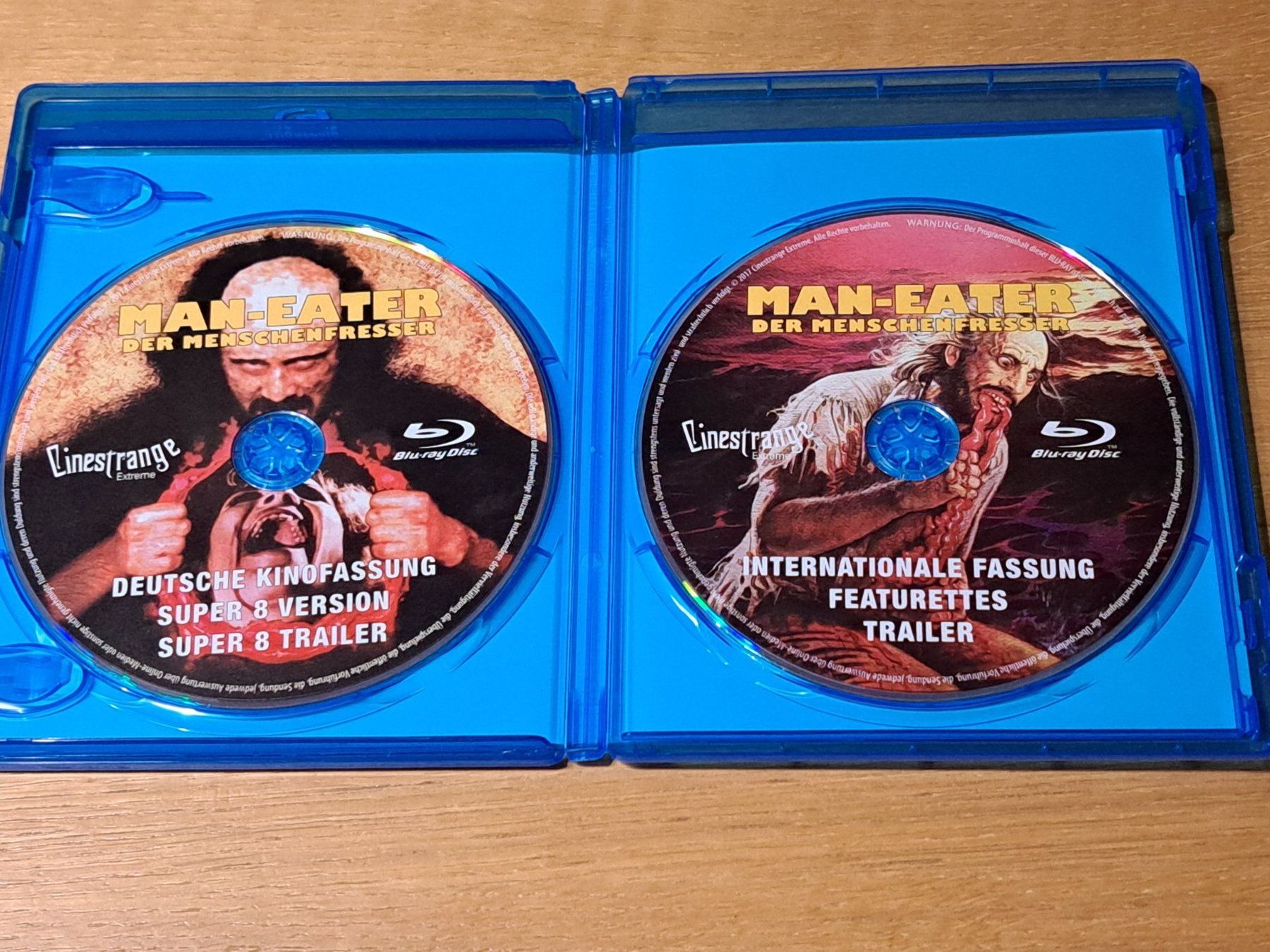 Tutti i DVDs: Blu-ray MAN-EATER, Der Menschenfresser, 2-Disc UNCUT Edition – Nuovo (secondo la descrizione) da Unterseen venduto da Kanica 4