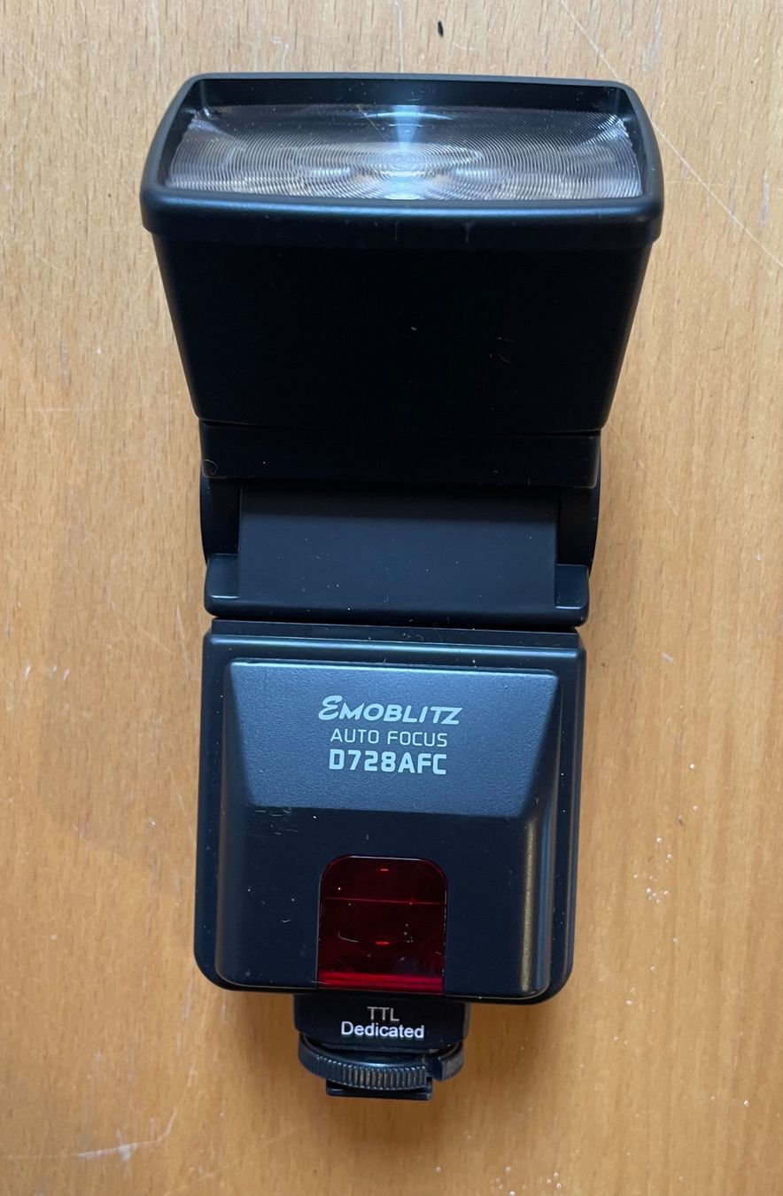 Flash: Emoblitz D728AFC Autofokus Blitz – Usato da Scheuren venduto da Hammerhai1