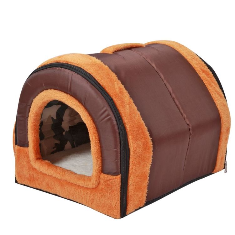 Kolylong® Faltbares Hundebett/Katzenbett – Geometrisches Design, Waschbar & Tragbar