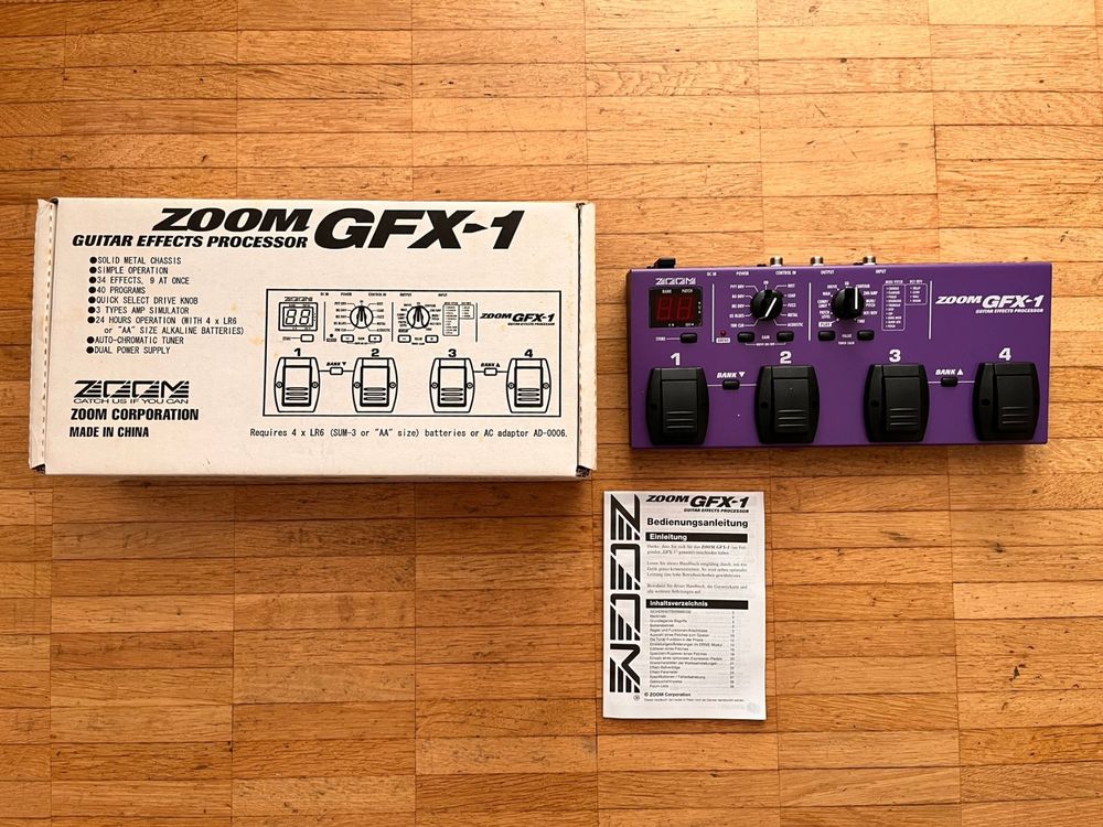 Zoom GFX1 Guitar Effects Processor Kaufen auf Ricardo