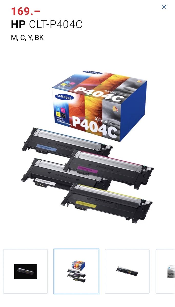 Samsung Cartucce per stampanti & toner: Druckerpatronen Samsung – Nuovo e nell'imballaggio originale da Zürich venduto da Rza8