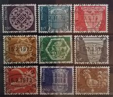4258) 534-542 Architektur ET Vollstempel Kt. 225.-+