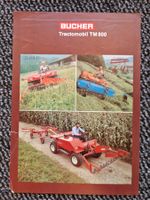 Original Prospekt Bucher Tractomobil TM 800