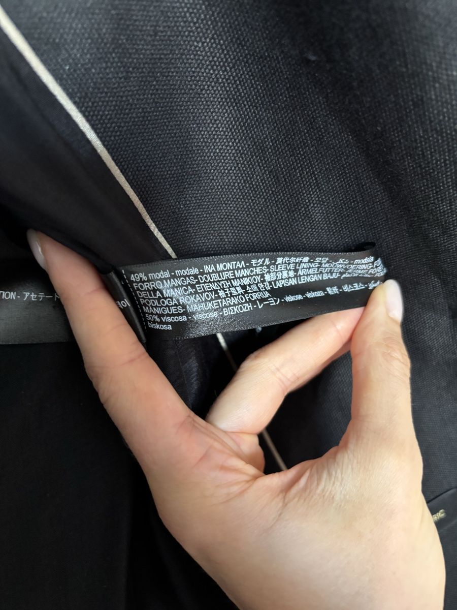 Massimo Dutti Giacche: Schwarzer Leinenblazer Gr. 34 Massimo Dutti – Usato da Bottighofen venduto da lwa_11686 4