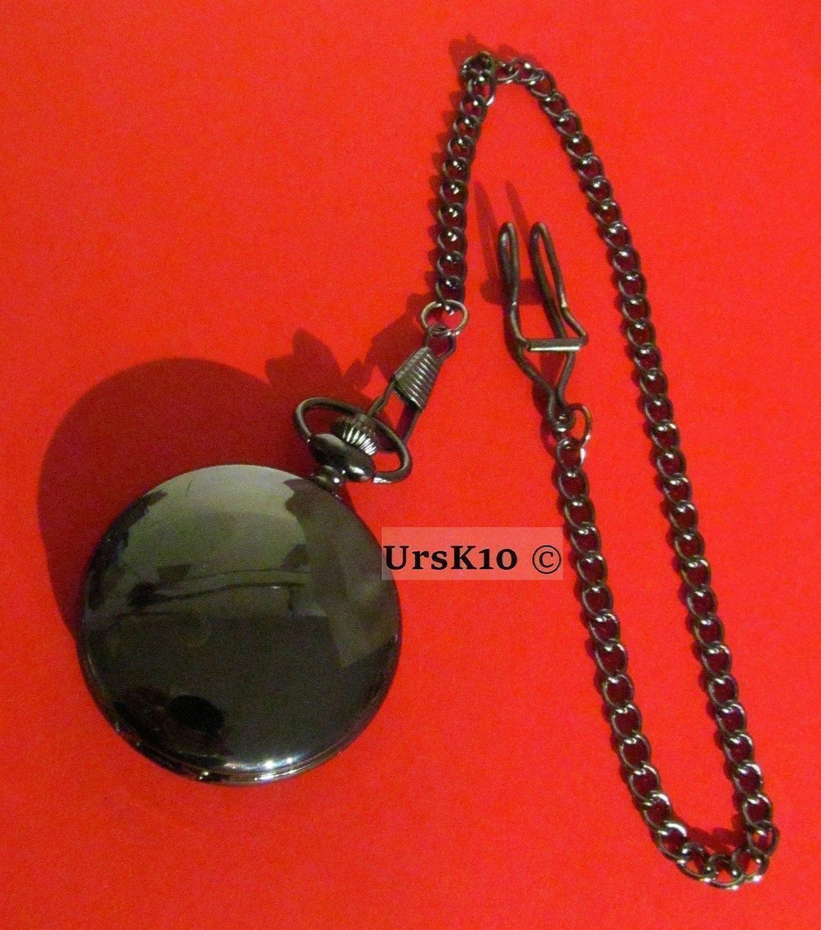 Orologi: Taschenuhr mit Springdeckel, hochglänzend inkl. Kette – Nuovo e nell'imballaggio originale da St. Margarethen TG venduto da ursk10 3