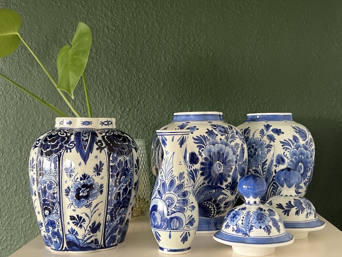 Vasi & Recipienti: Delft Vasen-Set – Usato da Cham venduto da ReUse_and_ReCycle