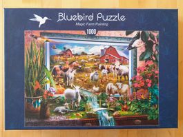 Puzzle Bluebird Farm 1000