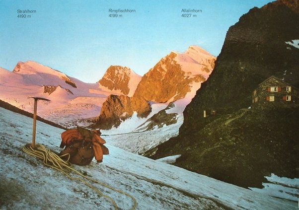 Cartoline postali: SAAS-FEE Britanniahütte SAC – Nuovo (secondo la descrizione) da Jona venduto da philajona