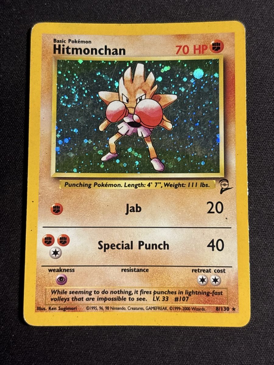 Pokémon Carte collezionabili: Hitmonchan holo - Base set 2 - ENG 🇬🇧 – Usato da Lausanne venduto da Kidox