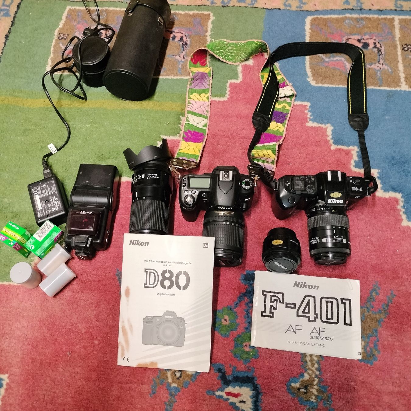 Nikon Objektive: 5 Objektive Nikon zu D80,oder F-401 – Gebraucht aus Gams von Michi58 1